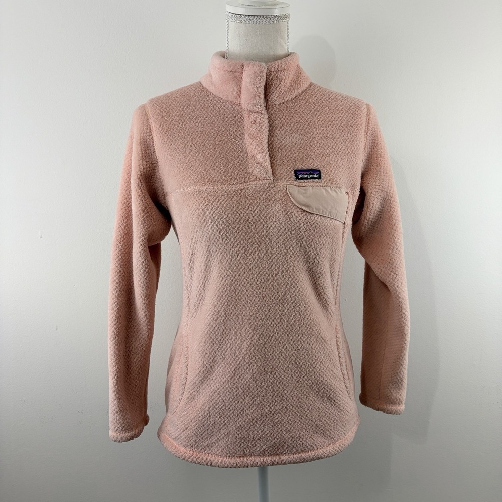 Patagonia Girls XL Pink Better Sweater 1/4 Snap Pullover Fleece Outdoor